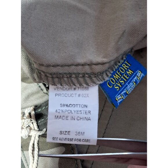 Camouflage Cargo Pants Mens Size 36 NWT By Tri-Waist Comfort System - Picture 15 of 16